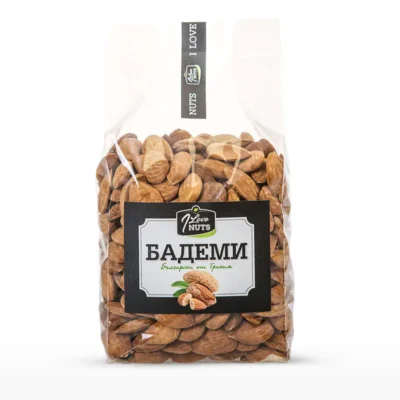 Сурови Бадеми сорт Дженко, 550 гр. Разфасовка