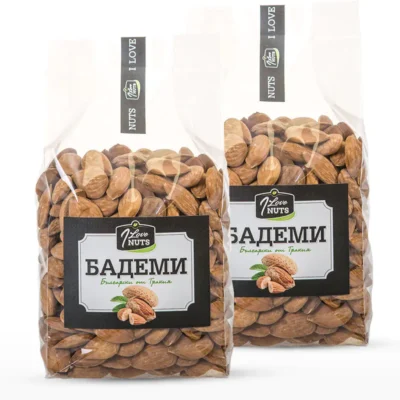 Сурови Бадеми сорт Супернова, 2 Пакета x550 гр.