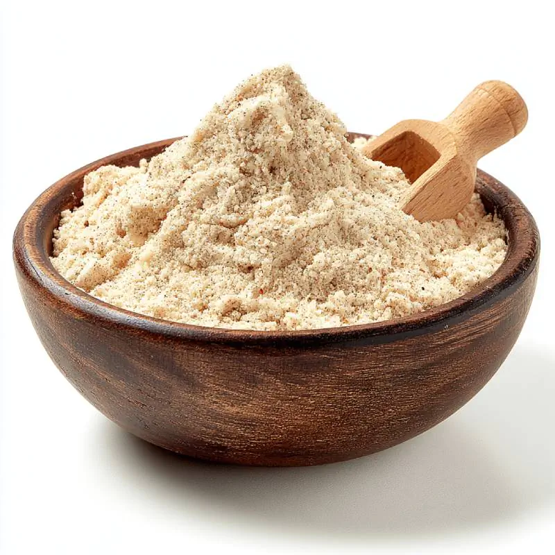 almond-flour-in-wooden-bowl Бадемово Брашно