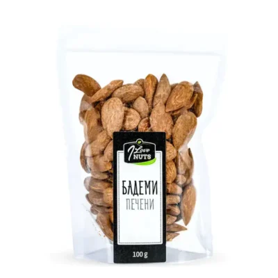Печени Бадеми 100g Пакетче