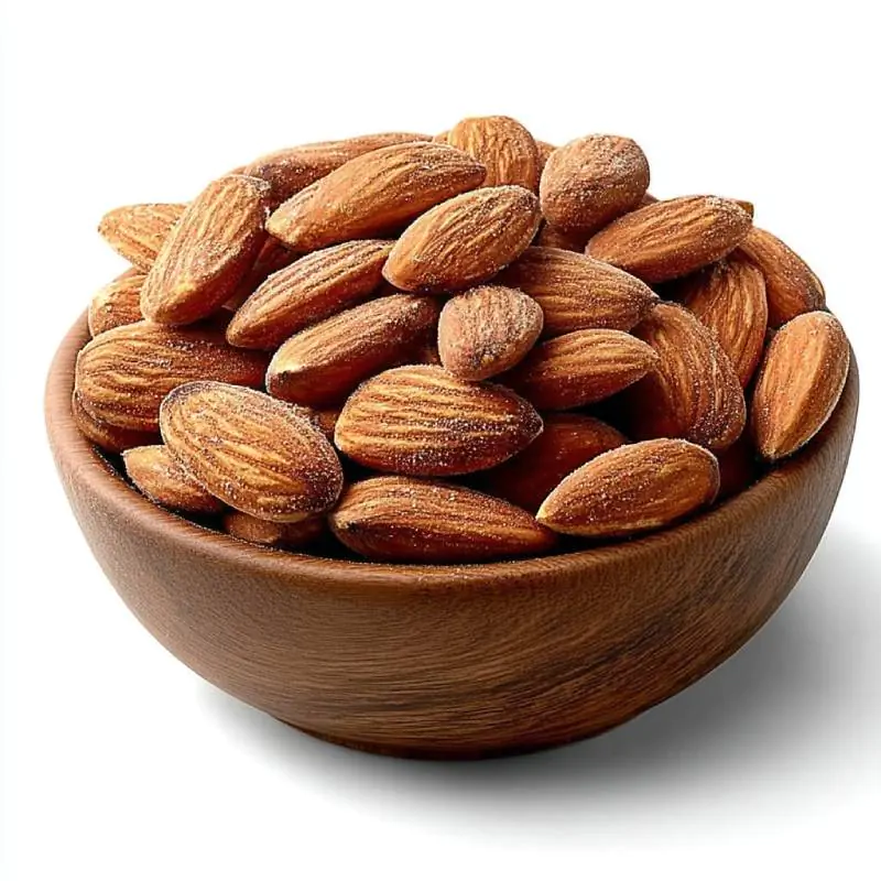 roasted-almons-salted-in-bowl Печени Бадеми със Сол